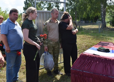 В Пителинском районе простились с погибшим на СВО воином