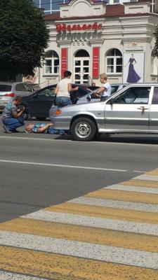 На пешеходном переходе на Первомайском проспекте в Рязани сбили мужчину