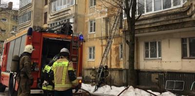 В Рязани произошёл пожар на улице Пушкина