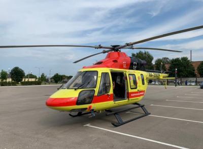Вертолёт санавиации доставил в Рязань детей с ожогами, резаными ранами и менингитом
