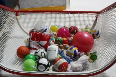 Областная федерация хоккея собирает новогодние подарки детям Донецкой и Луганской областей
