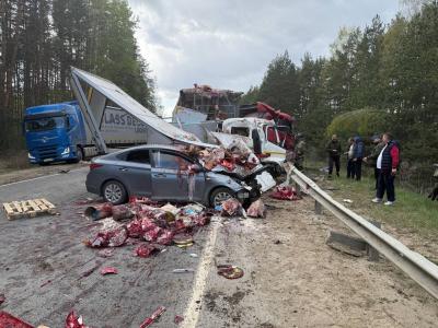 Один человек погиб, четверо пострадали в ДТП в Рязанской области