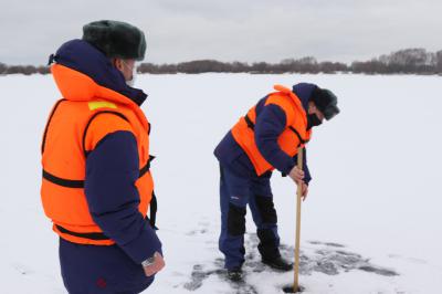 Толщина льда на водоёмах Рязанской области не уменьшается