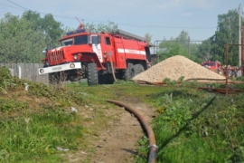 За минувший день в Рязанском регионе сгорели два «КамАЗа»