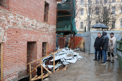 Виталий Артёмов осмотрел реставрацию объектов культурного наследия в Рязани