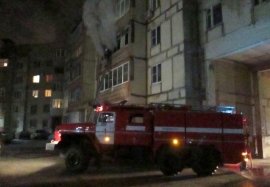 На улице 3 Бутырки в Рязани горела квартира