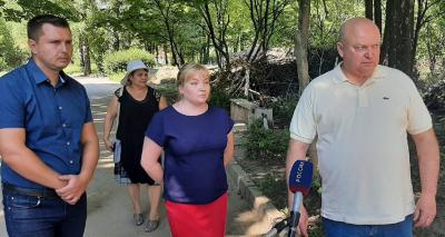 Андрей Красов просит мэра Рязани взять под контроль благоустройство парка