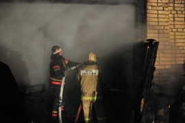 Ночью в Рязани горело промышленное здание