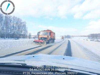 Дороги Рязанской области чистит 400 единиц техники