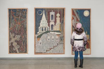 В Рязани открылась выставка монументальной живописи Юрия Кузнецова