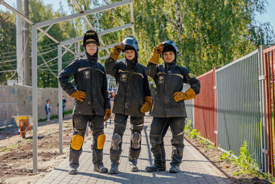 В ГК «Зелёный сад – наш дом» работает женская сварочная бригада