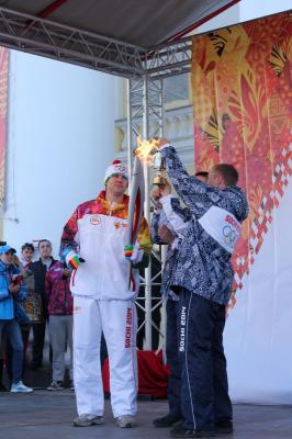 На зажжении олимпийского огня рязанцев призвали к достойному поведению