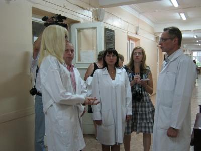Татьяна Пыжонкова ознакомилась с масштабным ремонтом рязанской больницы скорой помощи