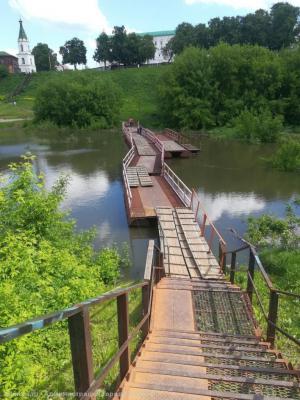 В Рязани поднялся уровень воды в реке Трубеж