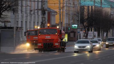 Улицы Рязани снова продезинфицируют вечером 14 апреля