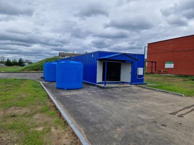 В шиловском посёлке Лесной заканчивают строить новую станцию водоподготовки