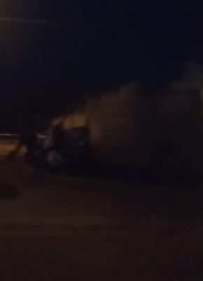 На улице Рязани сгорела грузовая «Газель»