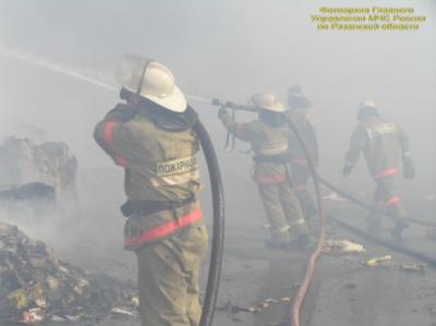 На пожаре в Касимове погиб человек