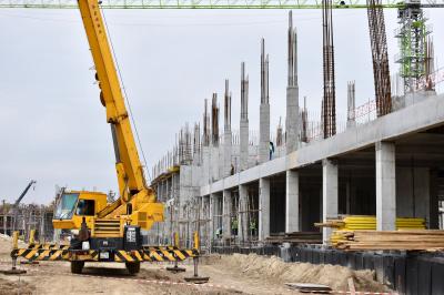 В Рязани возводятся несущие конструкции школы для одарённых детей
