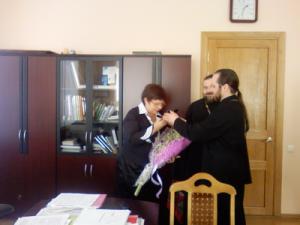 Ларису Тюрину поздравили с Христовым воскресением