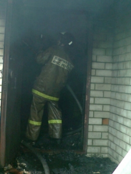 Пять пожарных расчётов тушили жилой дом в Рыбновском районе