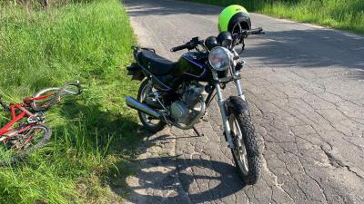 Близ Спас-Клепиков байкер сбил юного велосипедиста