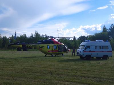 Вертолёт санавиации доставил в Рязань семидневного ребёнка