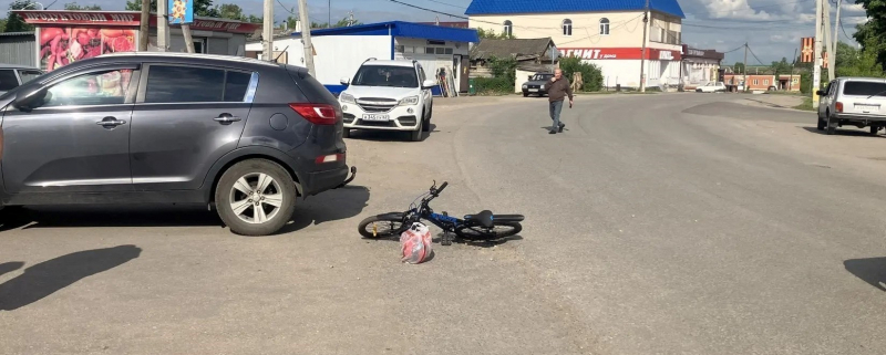 В Ухолово пострадал 10-летний велосипедист, столкнувшийся с иномаркой