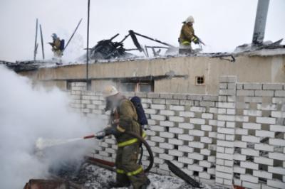 В Рязанском районе ликвидирован крупный пожар