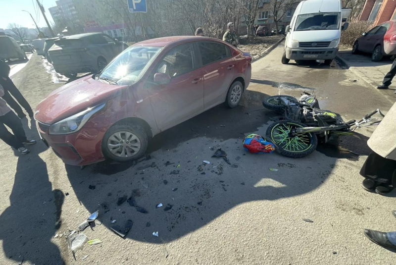 В массовом ДТП Рязани пострадали юный байкер и его пассажирка