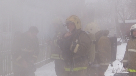 В Касимове огонь повредил неэксплуатируемое здание