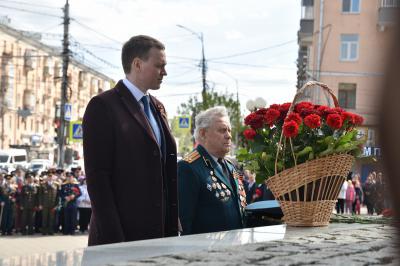 В Рязани прошли официальные мероприятия в честь Дня Победы