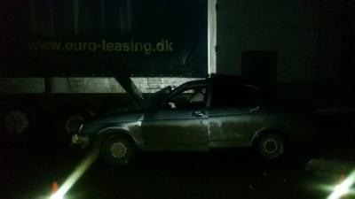 Пьяный сасовец на «Ладе Приоре» протаранил припаркованный грузовик