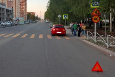 На улице Шереметьевской иномарка сбила юного велосипедиста