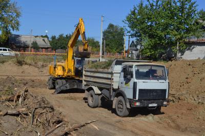 В Пронске первый раз за 40 лет чистят пруд