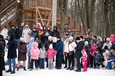 Масленичные гуляния в Лесопарке посетили более трёх тысяч рязанцев