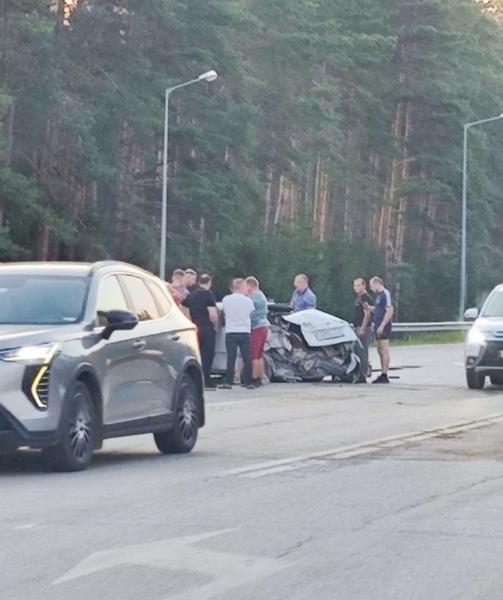 Под Рязанью на солотчинской дороге произошло ДТП