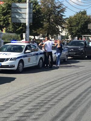 В Рязани на площади Ленина прошёл рейд по тонировке