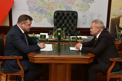 Николай Любимов встретился с главой администрации Кадомского района Рязанской области