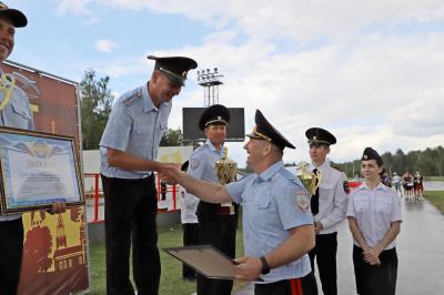 Рязанская команда УМВД победила в эстафете по служебному биатлону