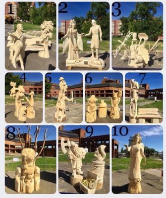 Фото: группа «Фестиваль ледяных|деревянных скульптур|Череповец» в соцсети «ВКонтакте»