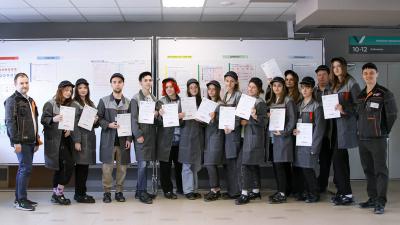 Представители Рязанского политехнического колледжа прошли «Фабрику процессов»