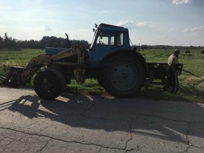 В Спасском районе гаишники поймали пьяного тракториста