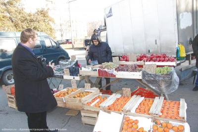 В Дашково-Песочне пресечена незаконная торговля фруктами