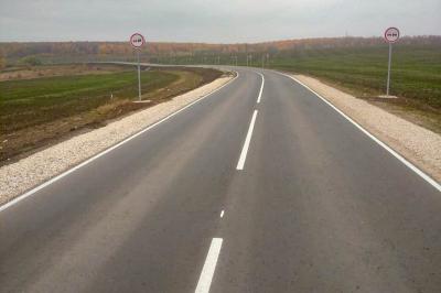 В Михайловском районе отремонтировали автодорогу