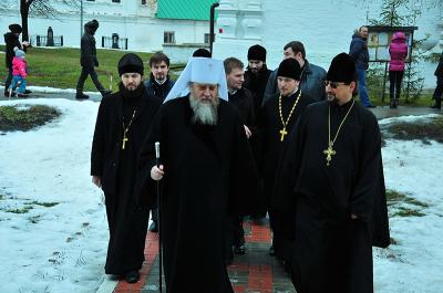 Митрополит Вениамин посетил Рязанскую православную духовную семинарию