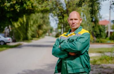 Каменщик компании «Зелёный сад – наш дом» получил знак «Почётный строитель России»