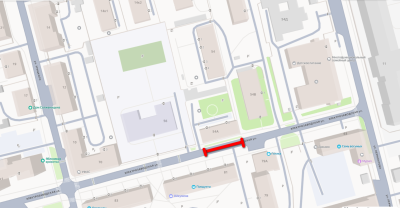 По улице Электрозаводской в Рязани на четыре дня закрыли движение транспорта