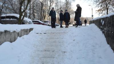 Лестницу на улице Тимакова в Рязани начнут чистить регулярно
