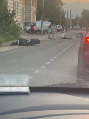 В Касимове в аварии пострадал мотоциклист